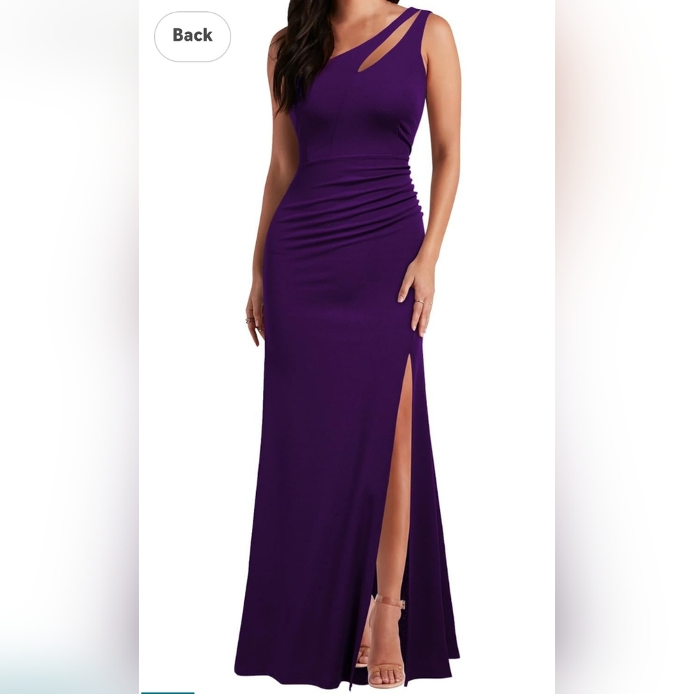 Elegant Purple Evening Gown